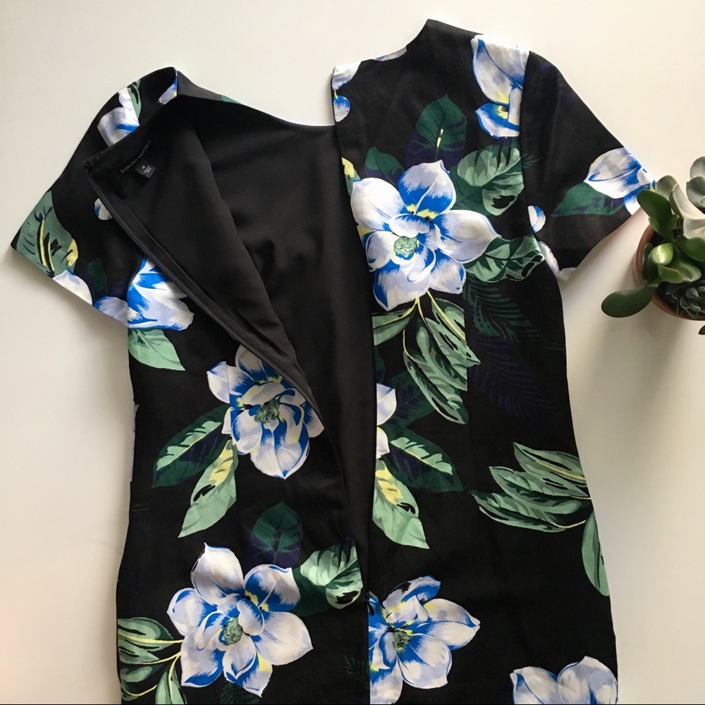 Banana Republic Floral Short Sleeve Shift Dress - Picture 6 of 6